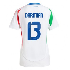 Itálie Matteo Darmian #13 Dámské Venkovní Dres ME 2024 Krátký Rukáv